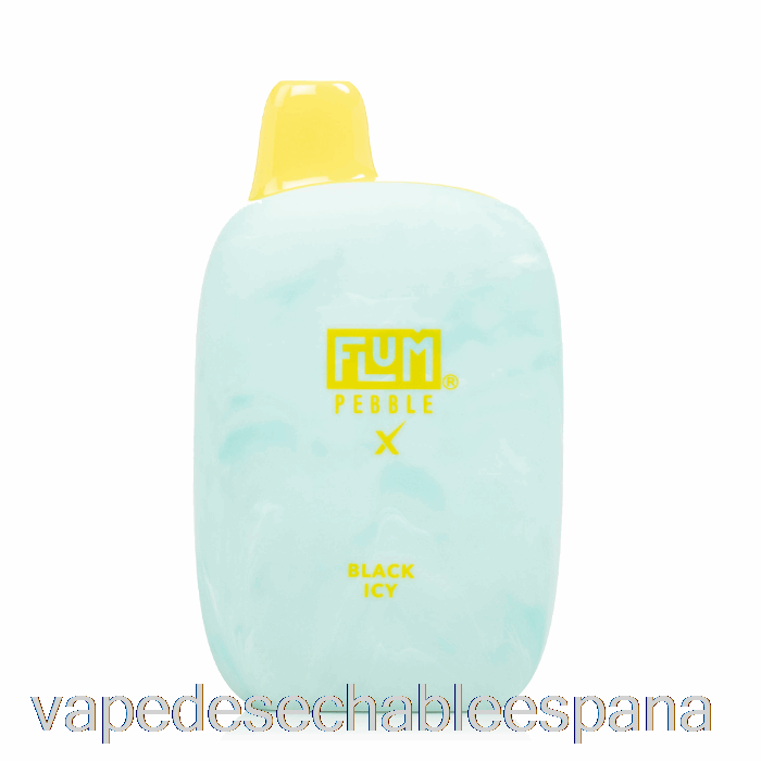 Vape España Flum Pebble X 6000 Desechable Negro Icy